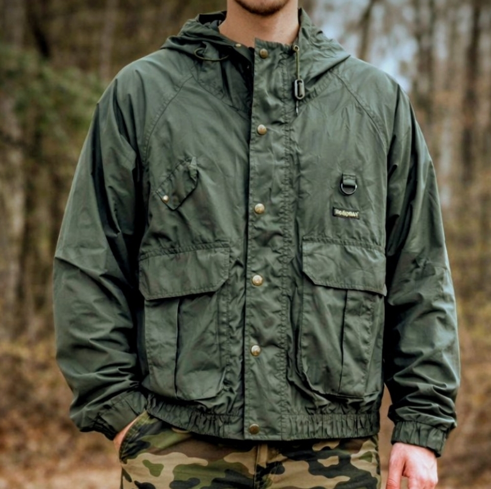 Outdoor Adventure Fishermen Nylon Utility Multi Pocket Jacket…Gorp Core Rugged